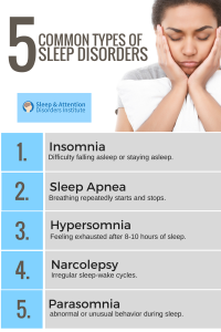 5 Common Types of Sleep Disorders